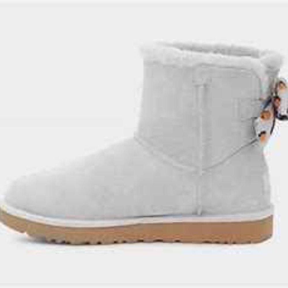 UGG Women's Mini Bailey Bow Retro Spots - Picture 3 of 5